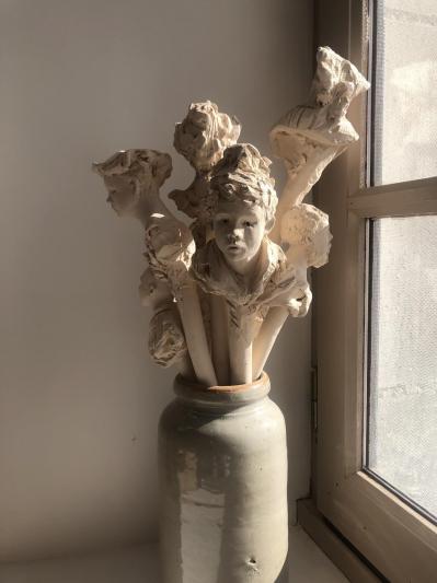 Sculpture Dupré Véronique grès